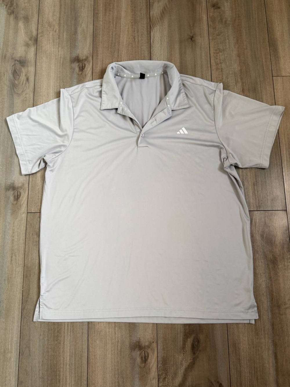 adidas Men’s Light Gray Golf Polo